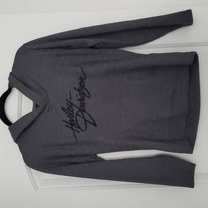 Harley Davidson light weight hoodie with rhinestone embellishment